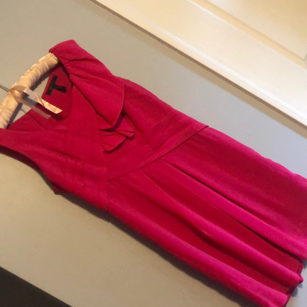 BCBG Max Azria pink/hot pink dress, size 8